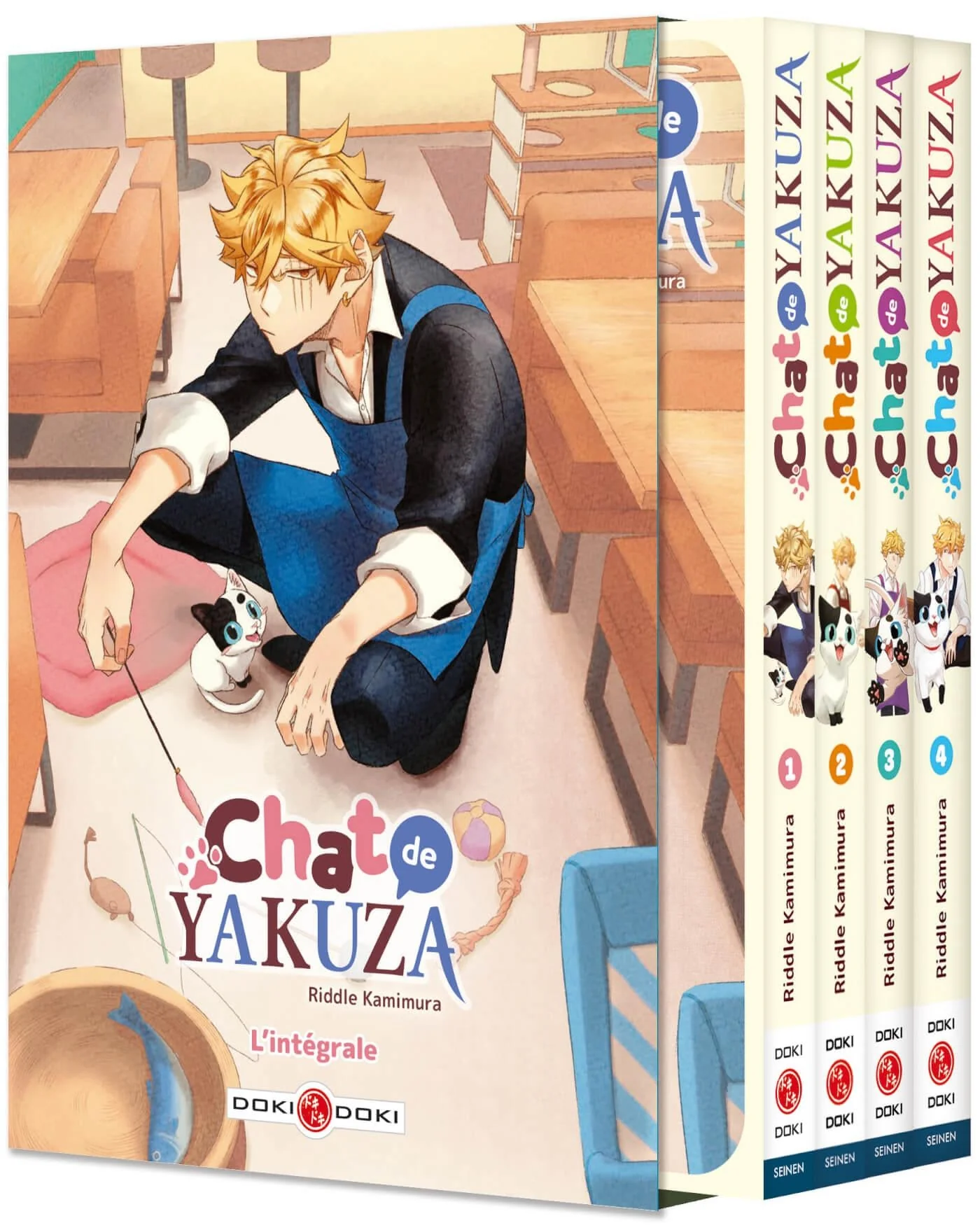 Chat de yakuza - Coffret - vol. 01 à 04
