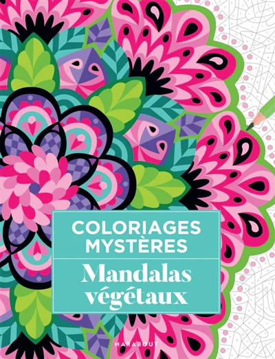 Coloriages mystères - Mandalas végétaux - Image 5