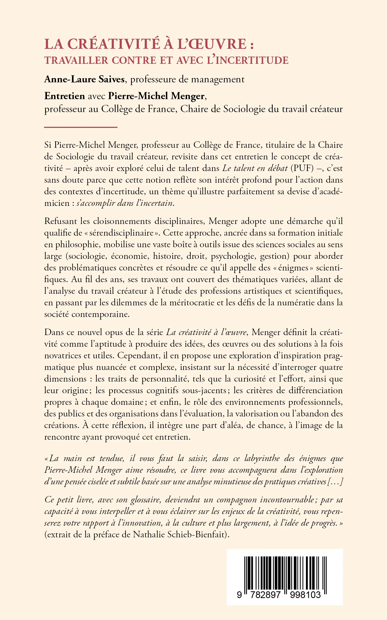 La créativité à l'œuvre: travailler contre et avec l'incertitude - Image 2
