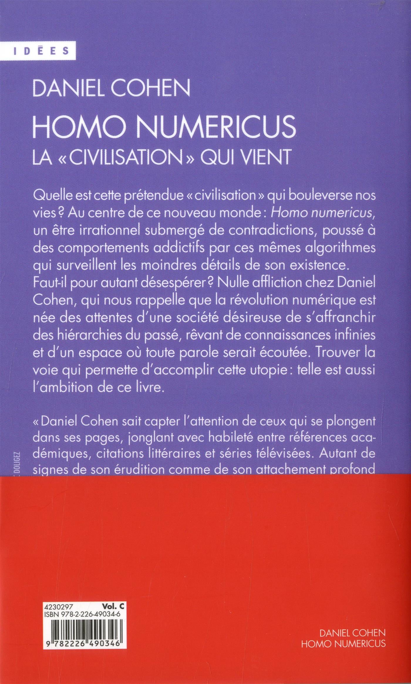 Homo numericus - La civilisation qui vient