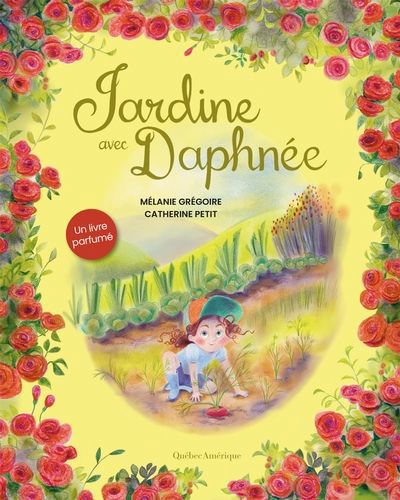 JARDINE AVEC DAPHNEE -UN LIVRE PARFUME
