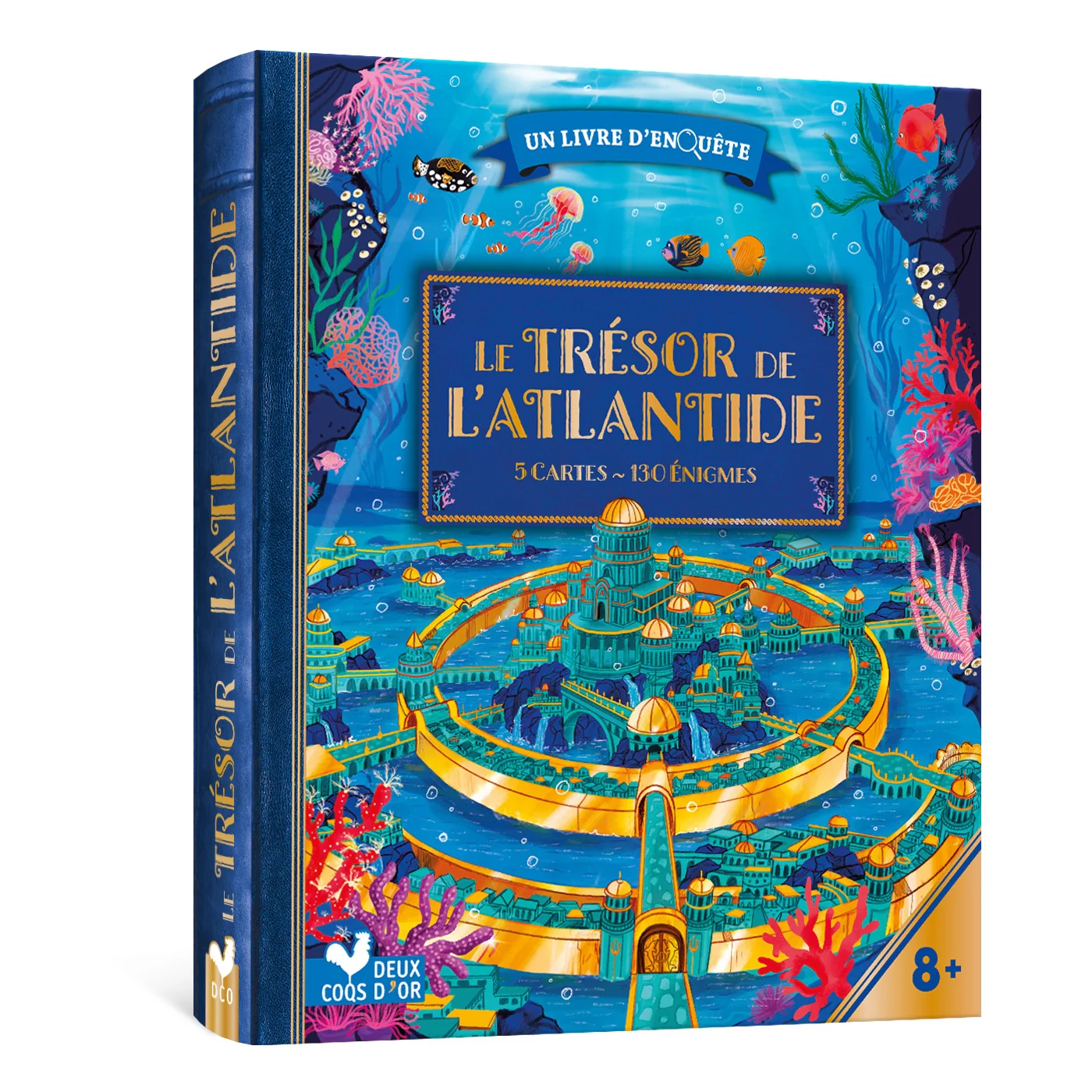 Le Trésor de l'Atlantide - 5 cartes et 130 énigmes