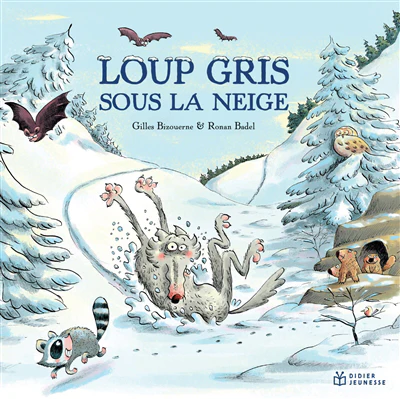 Loup gris sous la neige - Image 2