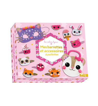 Mes barrettes et accessoires à paillettes - coffret avec accessoires - Image 8