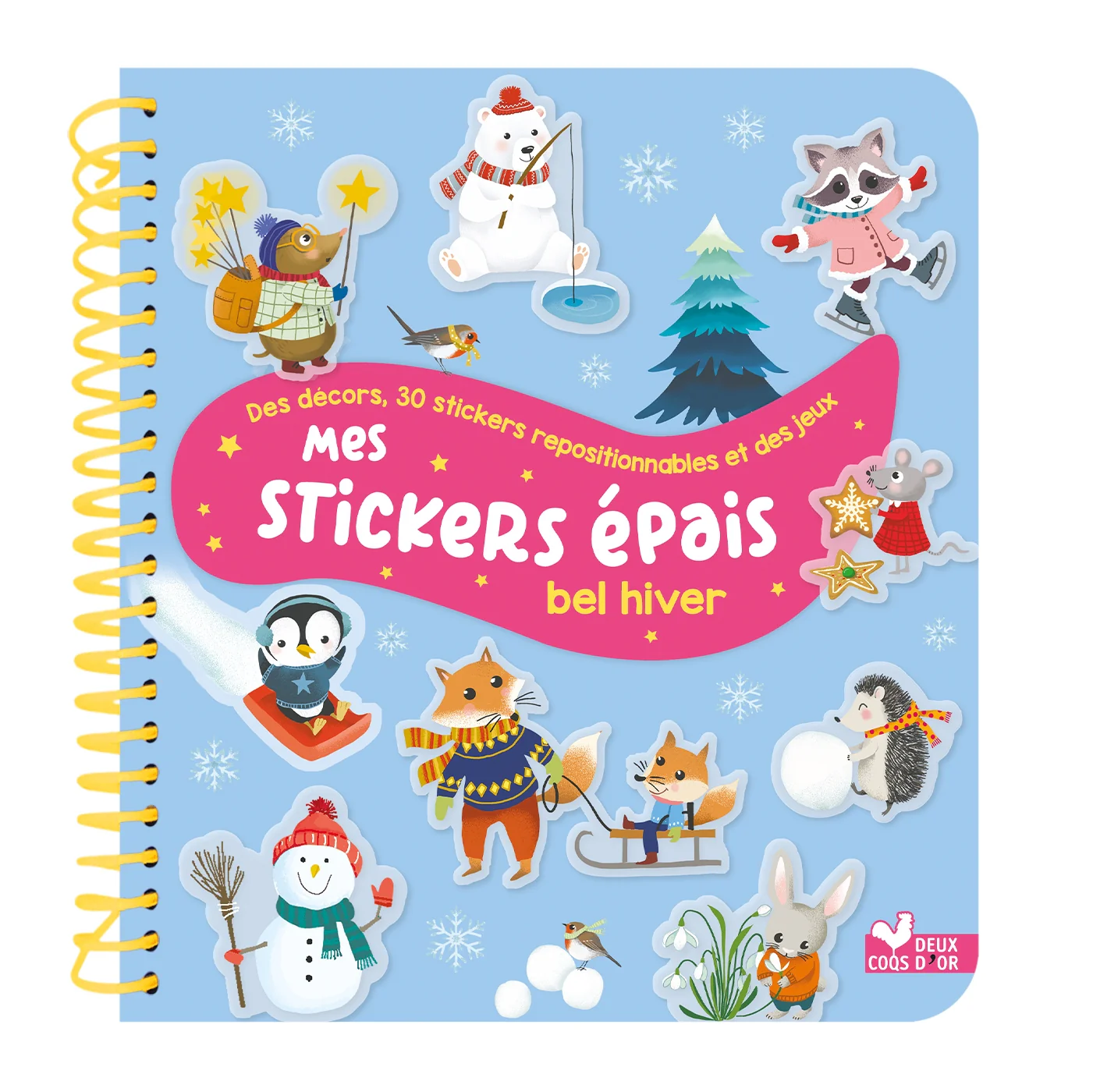 Mes stickers épais - Bel hiver