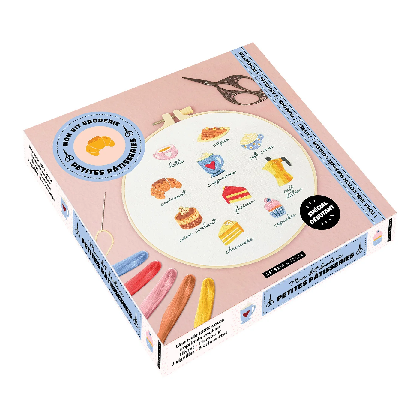 Mon kit broderie - Petites pâtisseries