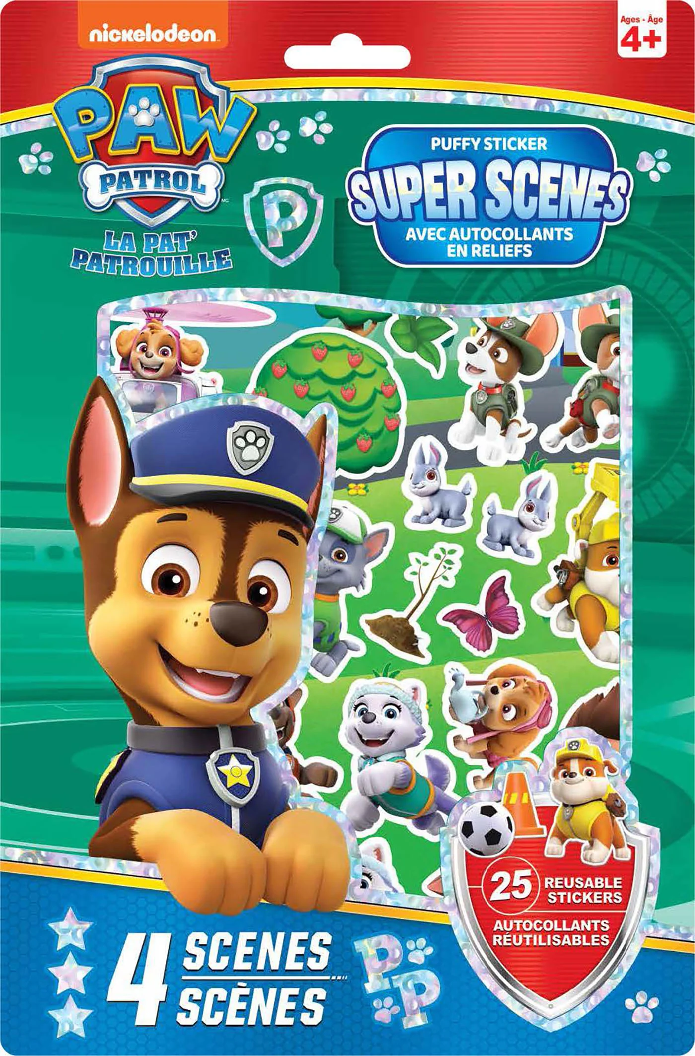 Pat 'patrouille (garçons) - Super scenes avec autocollants en relief