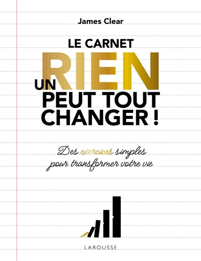 Un rien peut tout changer - le carnet officiel